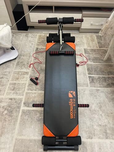 купить эллиптический тренажер бу: Скамья для пресса почти новый не пользовались 
В отличном состоянии — 1