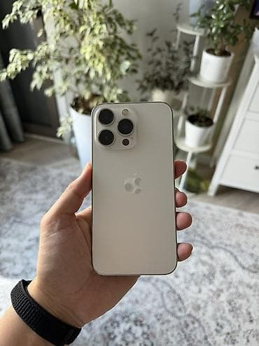 IPhone 13 Pro, Б/у, 256 ГБ, Белый, Защитное стекло, Чехол, Кабель, 74 %
