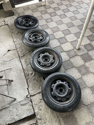 allex: Колеса в сборе R 14, Б/у, Комплект, Железные, отверстий - 4 — 1
