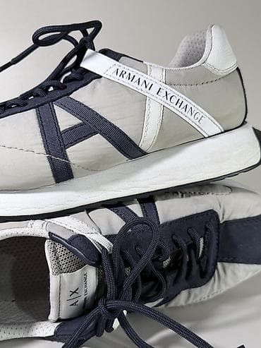 кроссовки rax: Мужские кроссовки, 43, 44, Armani Exchange, Б/у, цвет - Серый, Самовывоз, Платная доставка — 2
