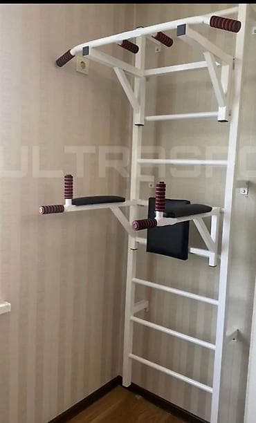 Шведская стенка с турником и брусьями - Конструкция: стационарная — 1