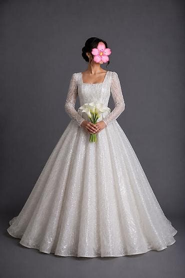 тиволи лонг: Сверкающее свадебное платье To be Bride (США),размер 44-48✨️ Продаю — 1