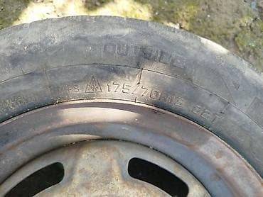 175 65 r13: Колеса в сборе 175 / 70 / R 13, Всесезонная, Запаска, Легковые, Железные, отверстий - 4 — 2
