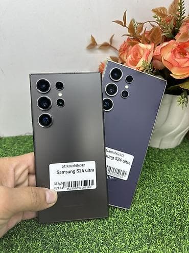 galaxy fold 7: Samsung Galaxy S24 Ultra, Б/у, 512 ГБ, цвет - Серый, 1 SIM, eSIM — 3