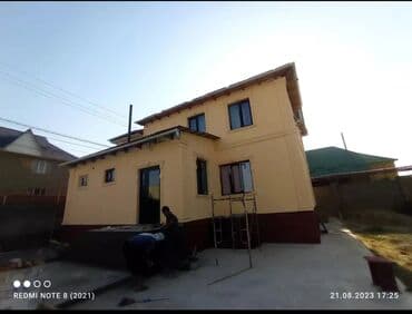 этажный дом: Утепление фасада | Молдинг | Жидкий травертин, Декоративный кирпич | Пенопласт, Penoplex, Базальт Больше 6 лет опыта — 9