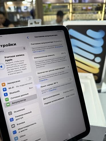 samsung flip3: Планшет, Apple, память 128 ГБ, 8" - 9", 5G, Б/у, Классический цвет - Голубой — 9