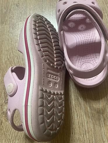 Детская обувь: Продаю CROCS C9 (25, 26 размер), б/у. Длина стопы в см 16,5. Состояние — 4
