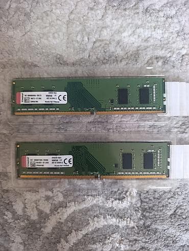 Оперативная память, Б/у, Kingston, 4 ГБ, DDR4, Для ПК