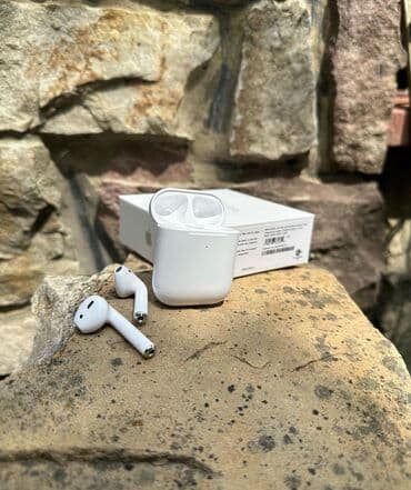 правый наушник airpods 2: Каптагычтар, Apple, Жаңы, Электр зымсыз (Bluetooth), Классикалык — 4