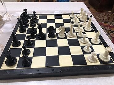 Шахматы: Шахматы настольные с комплектом фигур - Классическая доска 8×8 в — 3