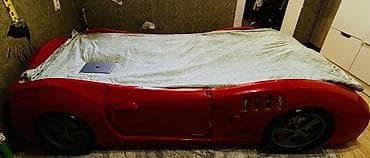 колеса на леса: Кровать-машинка, Пластик — 1