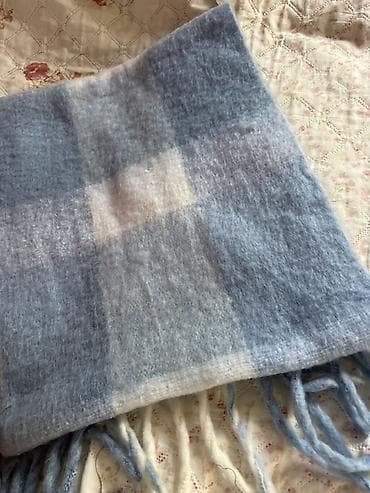 палантины: Шарф, Б/у, Унисекс, цвет - Голубой — 2