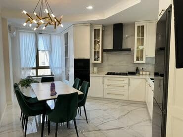 английский квартал снять квартиру: 3 комнаты, 121 м², Элитка, 9 этаж, Дизайнерский ремонт — 2