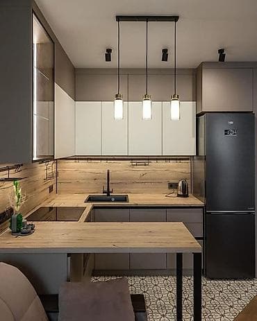 навесные: Кухонные гарнитуры на заказ - Современные планировки: угловые и — 2