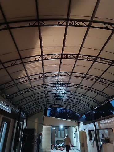 арка пластиковая: Навес, Арочный, Металл, Поликарбонат — 4