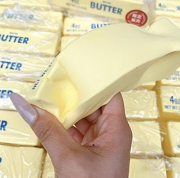 Дом и сад: Антистресс-сквиш «Butter» в форме бруска сливочного масла - — 1