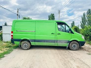 продается бмв е 34: Mercedes-Benz Sprinter (длинная база), зелёный фургон. Основные — 4