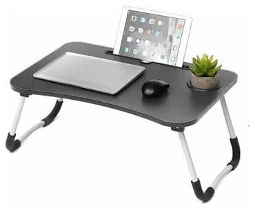 купить стол для ноутбука: Бүктөлүүчү ноутбук үчүн стол, Жаңы, түсү - Кара — 2