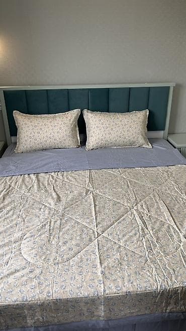 fabric case: Стеганое покрывало-комплект для двуспальной кровати - Набор: стеганое — 4