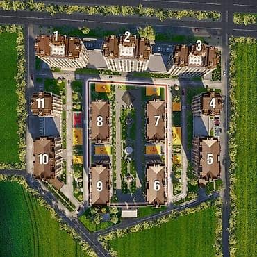 batir service: 2 комнаты, 75 м², Элитка, 8 этаж, Готовая ПСО (под самоотделку) — 6