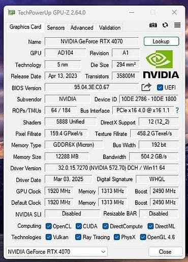 Принтеры: Видеокарта, Б/у, Galax, GeForce RTX, 12 ГБ, Для ПК — 3