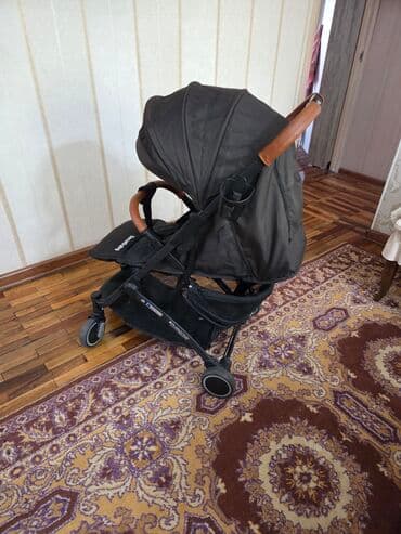 прогулочные коляски cam: Коляска, цвет - Черный, Б/у — 2