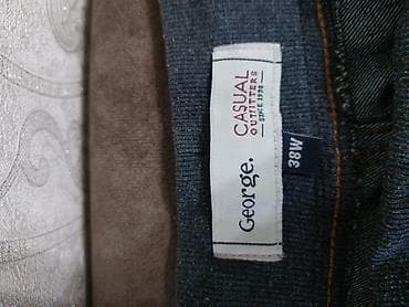 tech fleese: Мужские джинсовые бриджи George Casual Outfitters - Размер по бирке — 4