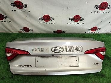 lf sonata: Крышка багажника Hyundai, 2014 г., Б/у, Оригинал — 1