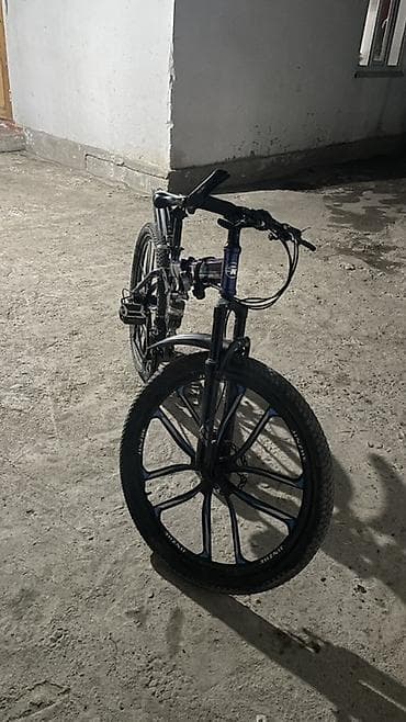 электровелосипед в расрочку: Горный велосипед складной, с магниевыми литыми колесами. Особенности — 3