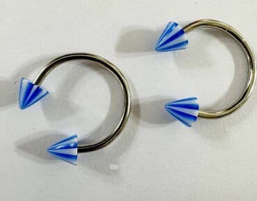 в единственнои экземпляре: Пирсинг для носа и пупка, расцветки как на фото, цена за 1 шт — 4