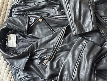 Женская одежда: Кожаная куртка, Косуха, Экокожа, S — 4