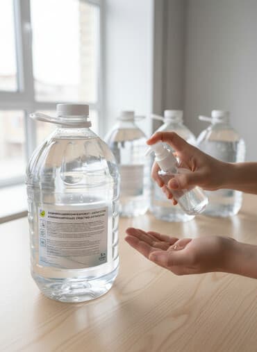 Кислородные подушки: Антисептик — дезинфицирующее средство, канистра 5 л - Формат — 1