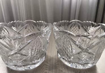 каронка алмазный: Хрусталь 2 шт. высота 10 см. 1шт по 800 — 1