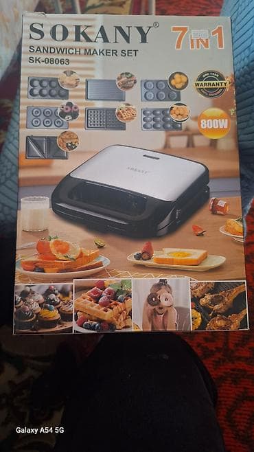 модем сайма: Продаю 7/1 вафельница пончики орешки кекс грилл сендвич бир жолу эле — 2