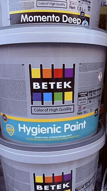 Краска BETEK Hygienic Paint — антибактериальная моющаяся краска для