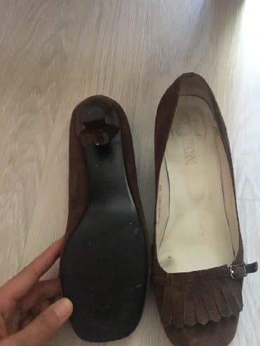 loro piana обувь: Продаю абсолютно новые замшевые итальянские туфли, размер 36 (размер в — 2