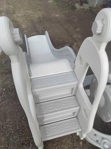 продать брейнрот: Детский игровой комплекс 3-в-1 для дома и двора - Горка с плавным — 5