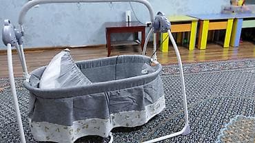 для ребёнка: Люлька, Колыбель, Металл, цвет - Серый — 4