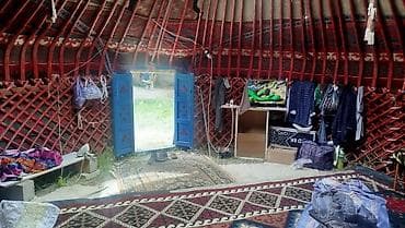 Спорт жана хобби: Боз үйлөр сатылат, Каркасы Жыгач, 100 баш, Диаметри: 5.5 метр — 4