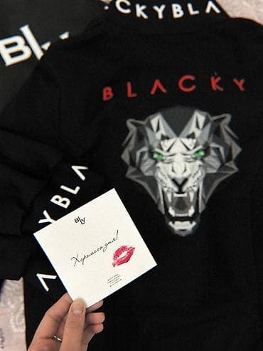 худи толстовка: Костюм BLACKY (BLV) - Комплект: свитшот/джемпер с высоким воротом и — 3