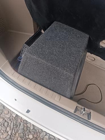 усилитель авто: Сабвуфер MTX Audio в закрытом коробе + усилитель JBL - Сабвуфер MTX — 3