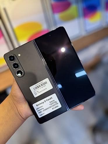 Samsung Galaxy Z Fold 5, Колдонулган, 512 ГБ, түсү - Кара, Бөлүп төлөө менен, eSIM, 1 SIM, 2 SIM