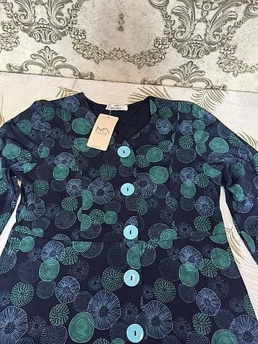 Повседневное платье, Длинная модель, L, XL — 1