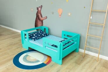 детский кровать новый: Детская кровать. размер 1400:800 от 3 до 10 лет материал каркаса МДФ — 3