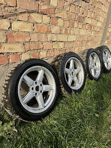 задний м бампер е60: Колеса в сборе 225 / 50 / R 17, Зима, Б/у, Комплект, Легковые, Литые, отверстий - 5 — 4