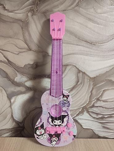 детский акардион: Детская музыкальная гитара Kuromi - Тематика: Kuromi (Sanrio) — 1