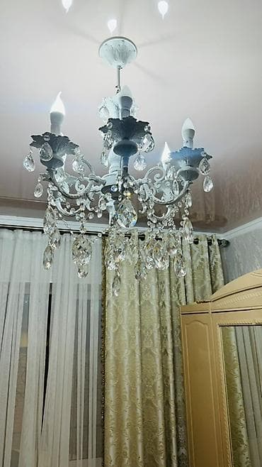 Классическая подвесная люстра с хрустальными подвесками - Тип