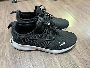 Мужские кроссовки, 45, Puma, Б/у, цвет - Черный, Самовывоз