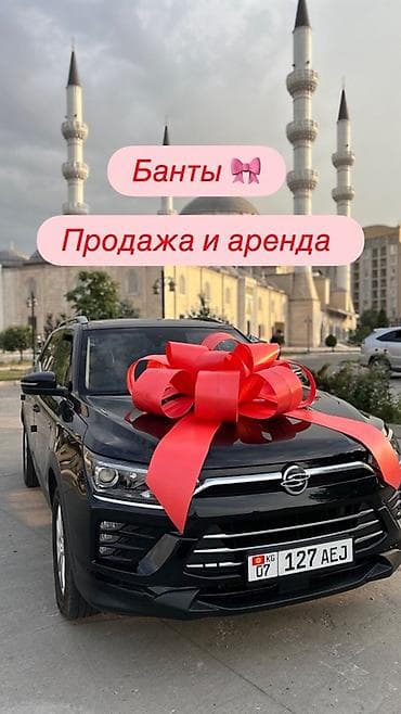 красный бантик: Большие декоративные банты для авто — продажа и аренда. - Яркий — 1