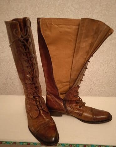 обувь для охоты: Сапоги- кантри, в хорошем состоянии размер 39-40. кожа внутри и — 2